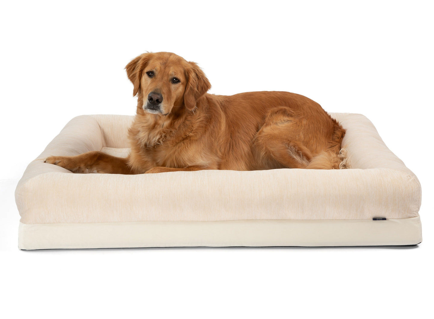 PupChillTM Cooling 4-Bolster Dog Bed - Arctic Sand