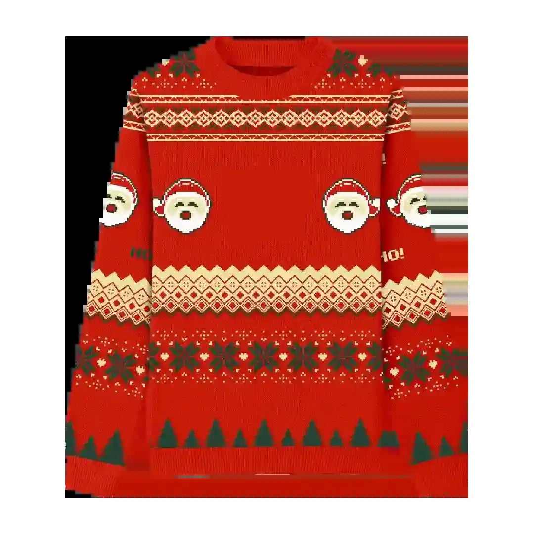 Custom Pet Knitted Holiday Sweater - Santa's Workshop