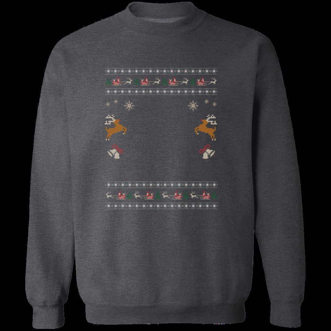 Custom Pet Holiday Sweatshirt - Reindeer Rock