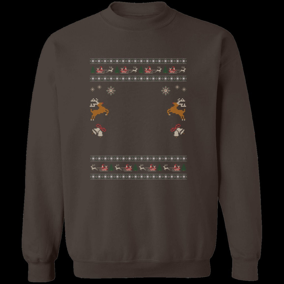 Custom Pet Holiday Sweatshirt - Reindeer Rock