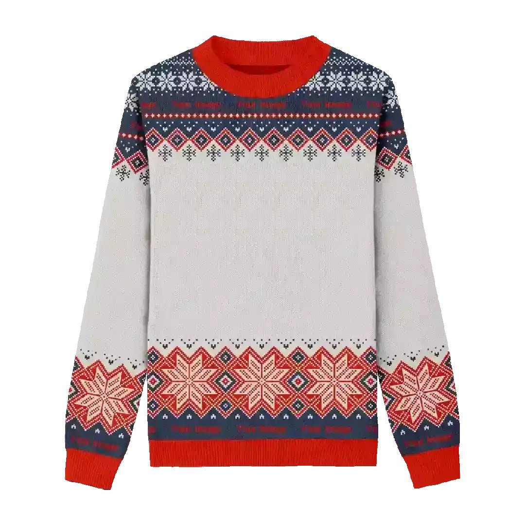 Custom Pet Knitted Holiday Sweater - Polar Express