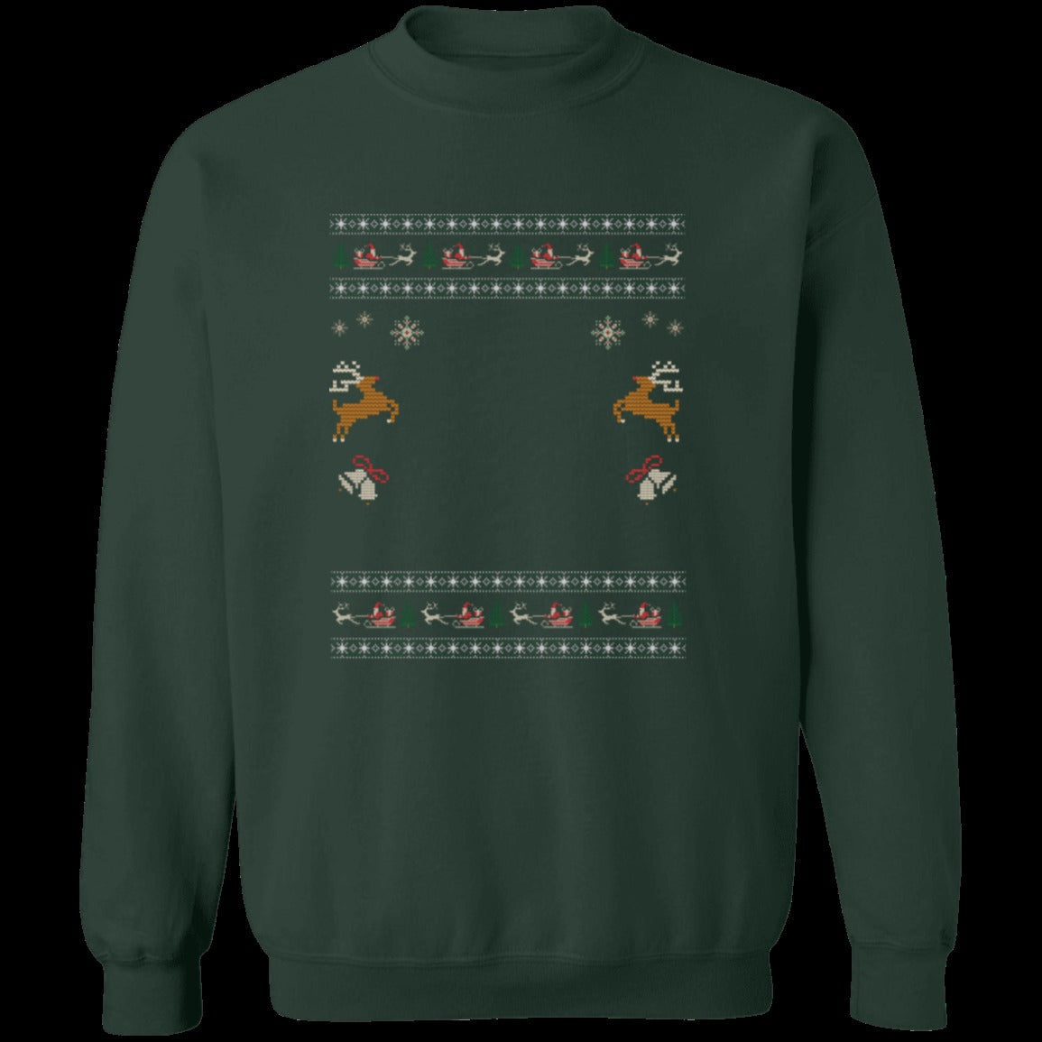 Custom Pet Holiday Sweatshirt - Reindeer Rock