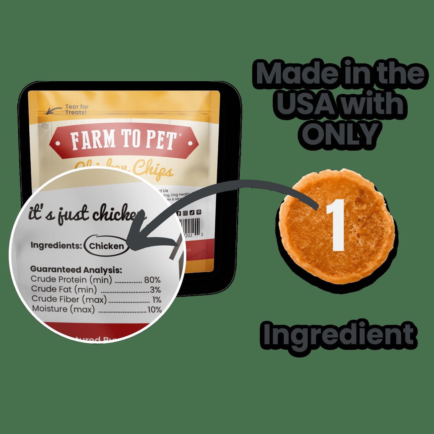 Chicken Chips Snack Pack Bundles | Dog Party Favors & Training Treats