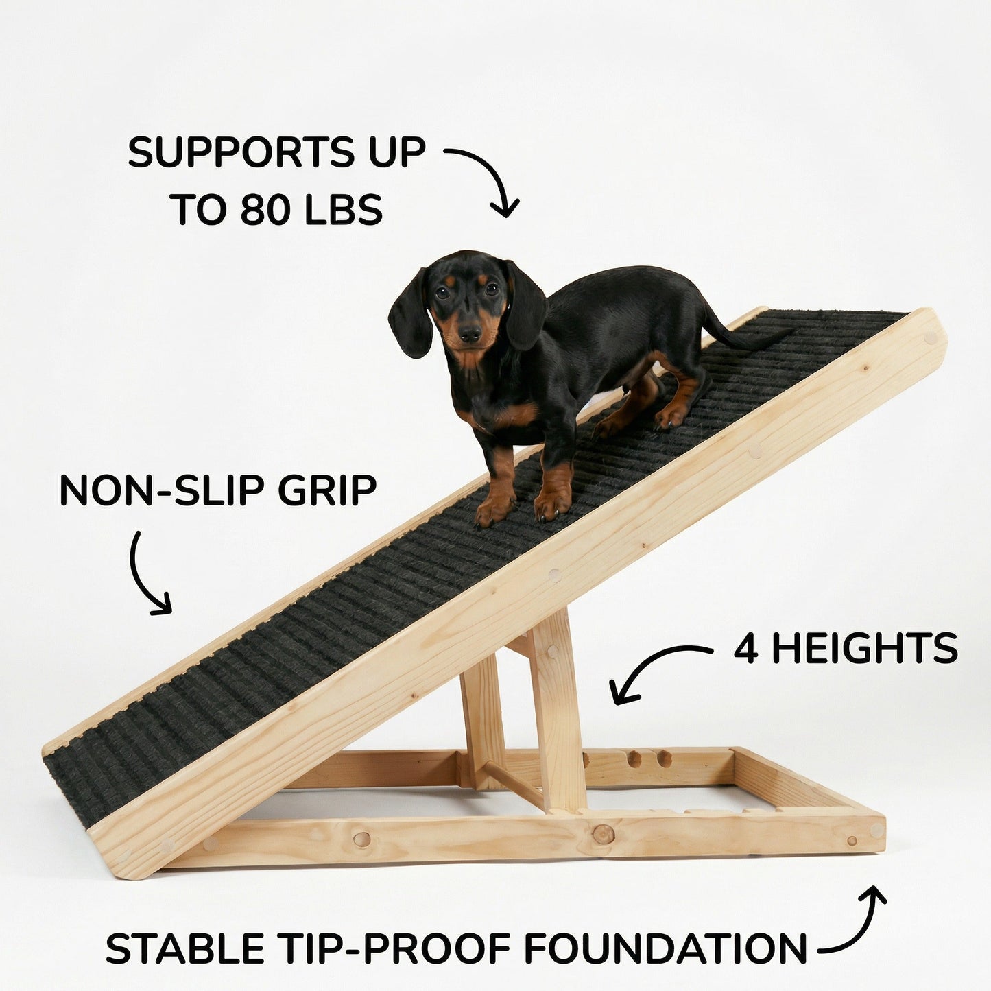 DachRampTM - The #1 Vet-Recommended Way to Protect Your Dachshund's Back & Joints