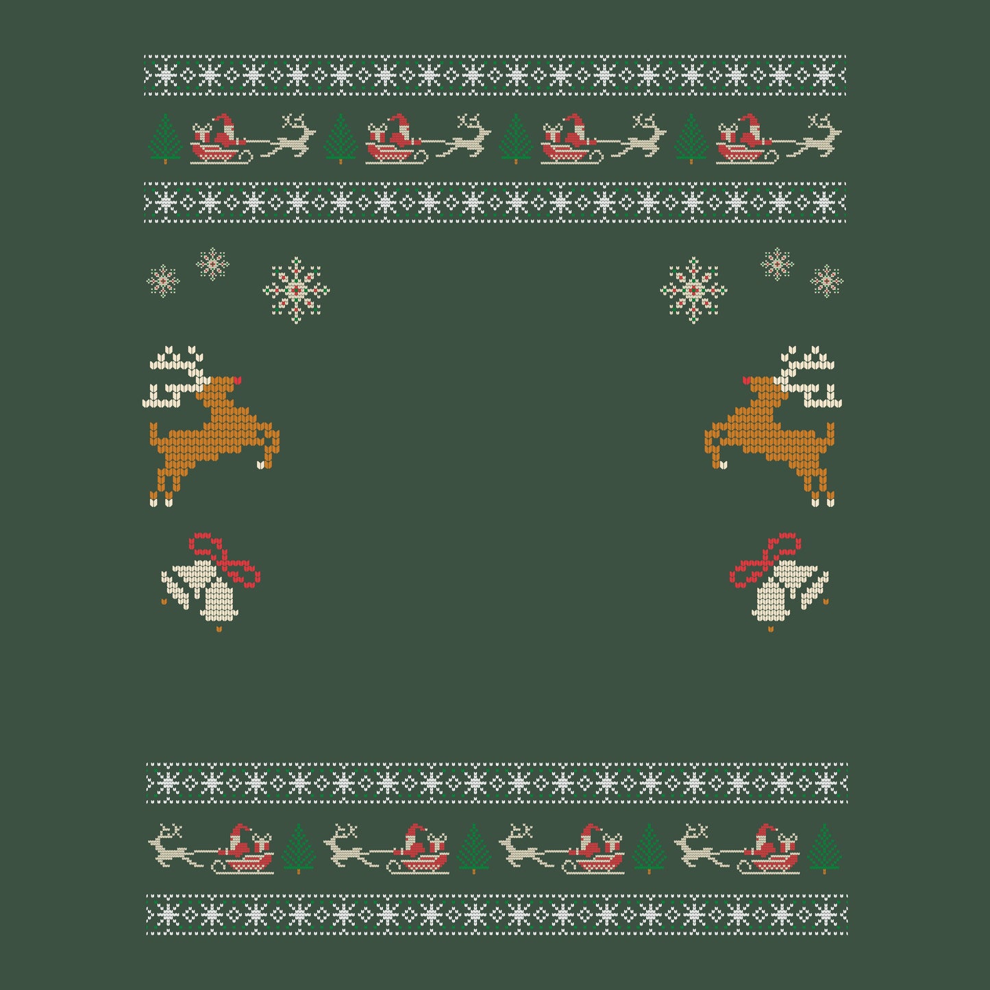 Custom Pet Holiday Sweatshirt - Reindeer Rock