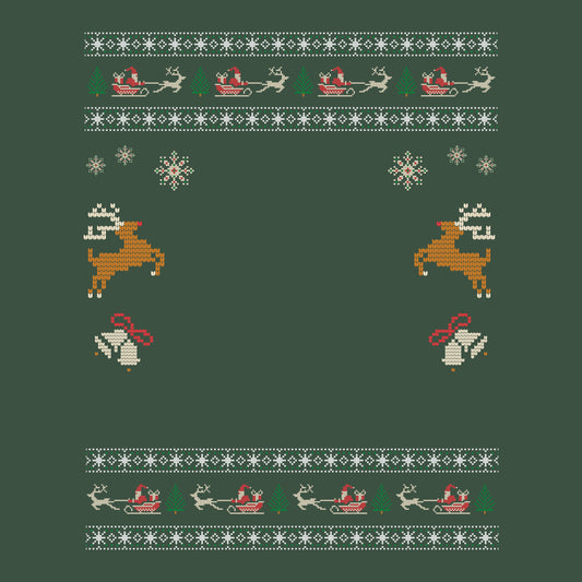 Custom Pet Holiday Sweatshirt - Reindeer Rock