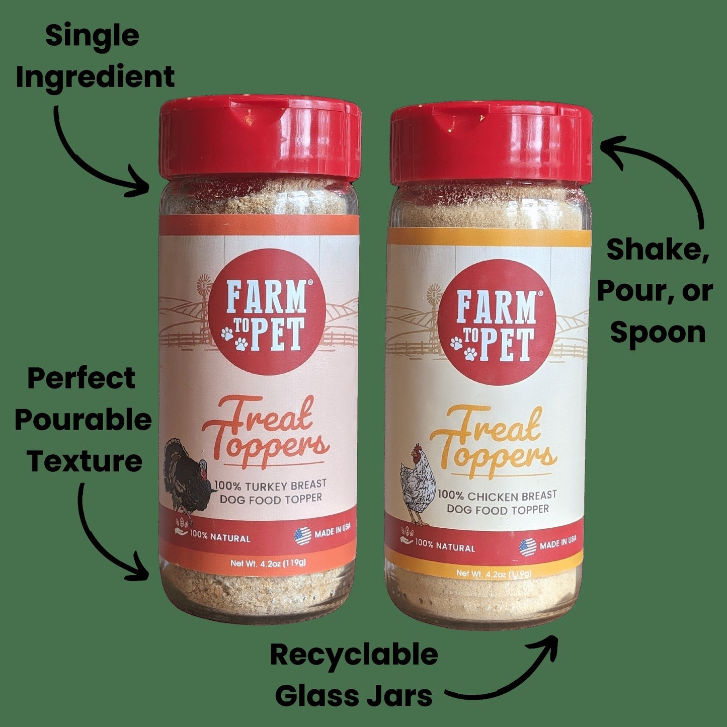Chicken & Turkey Dog Food Topper Bundle
