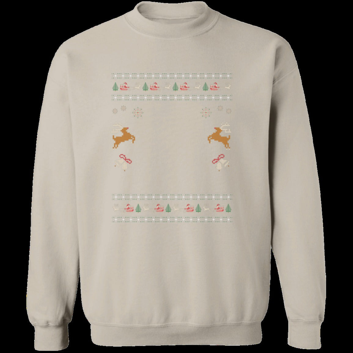 Custom Pet Holiday Sweatshirt - Reindeer Rock