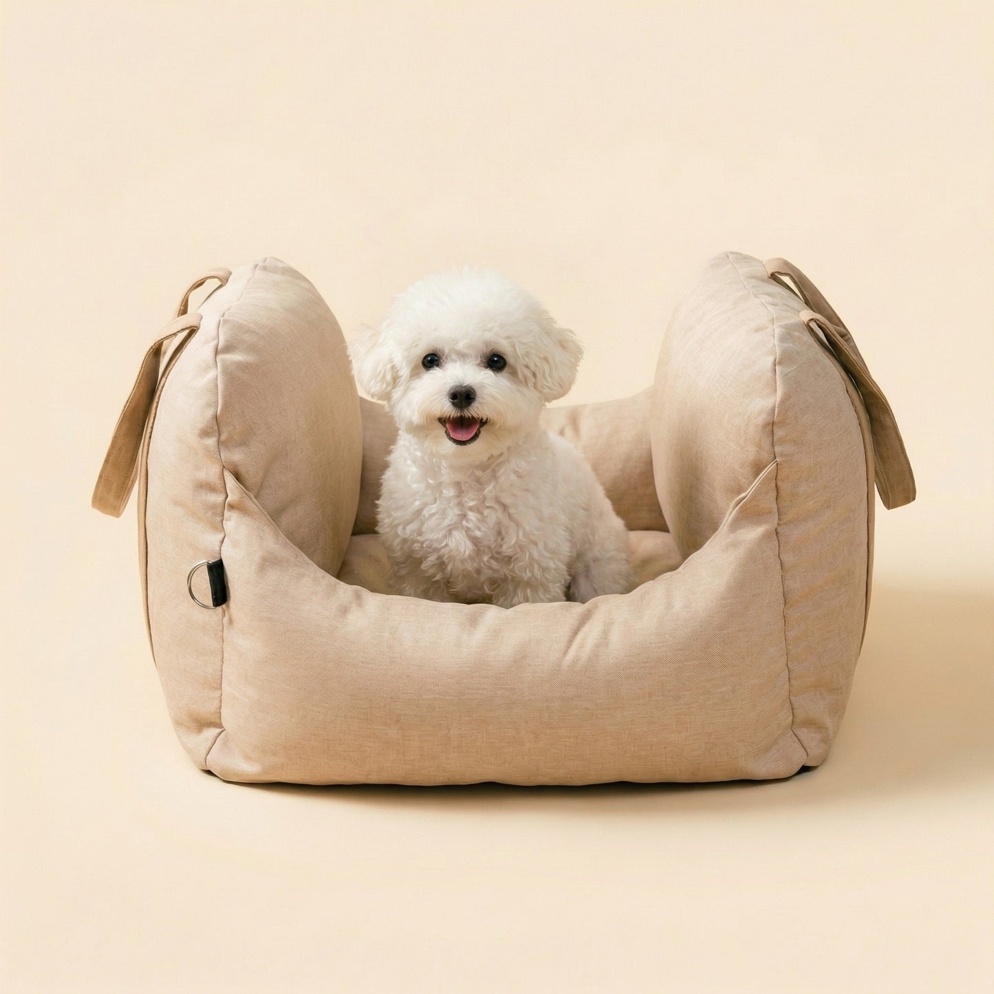 Dog Car Seat Bed - First Class Travel Booster with Safety Leash