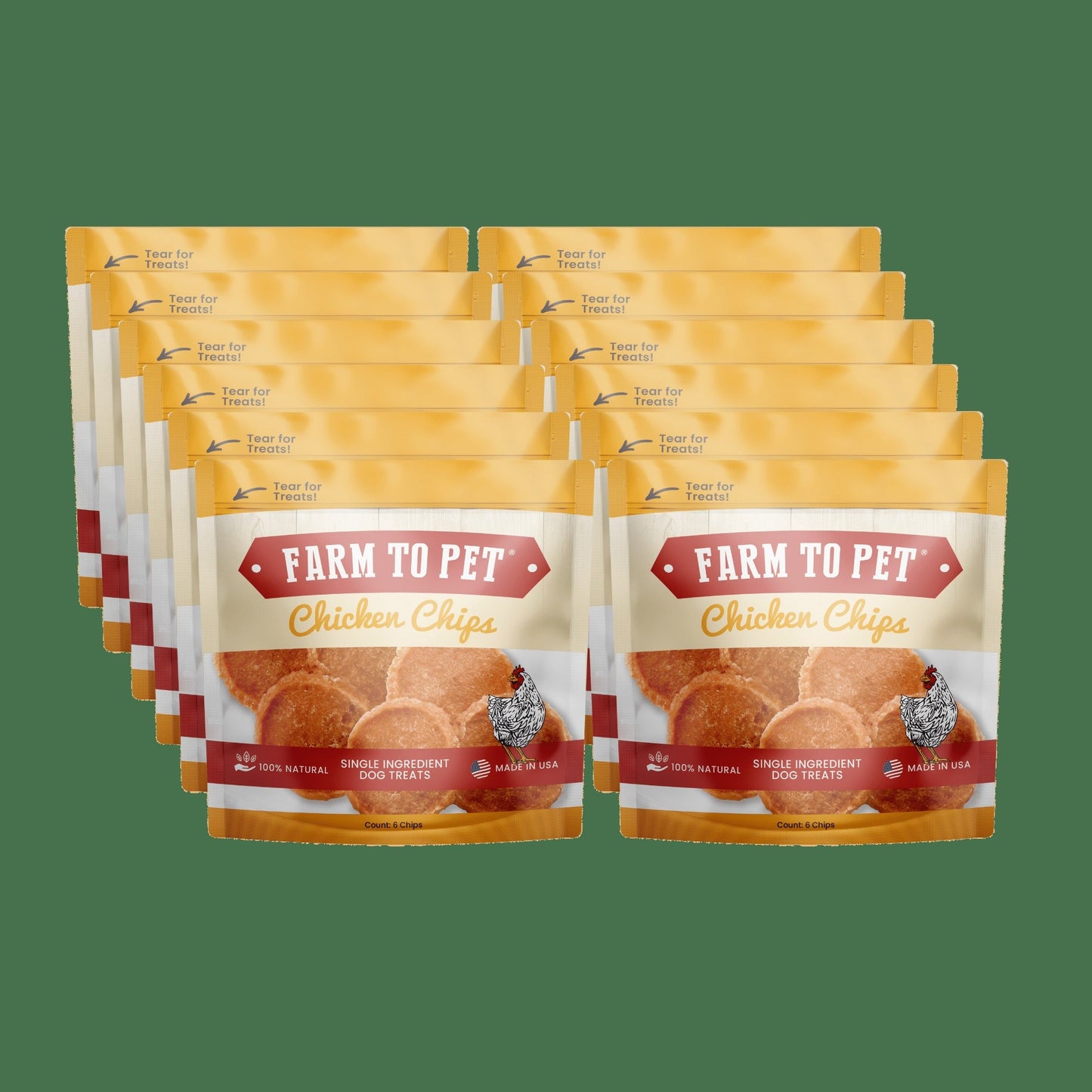 Chicken Chips Snack Pack Bundles | Dog Party Favors & Training Treats