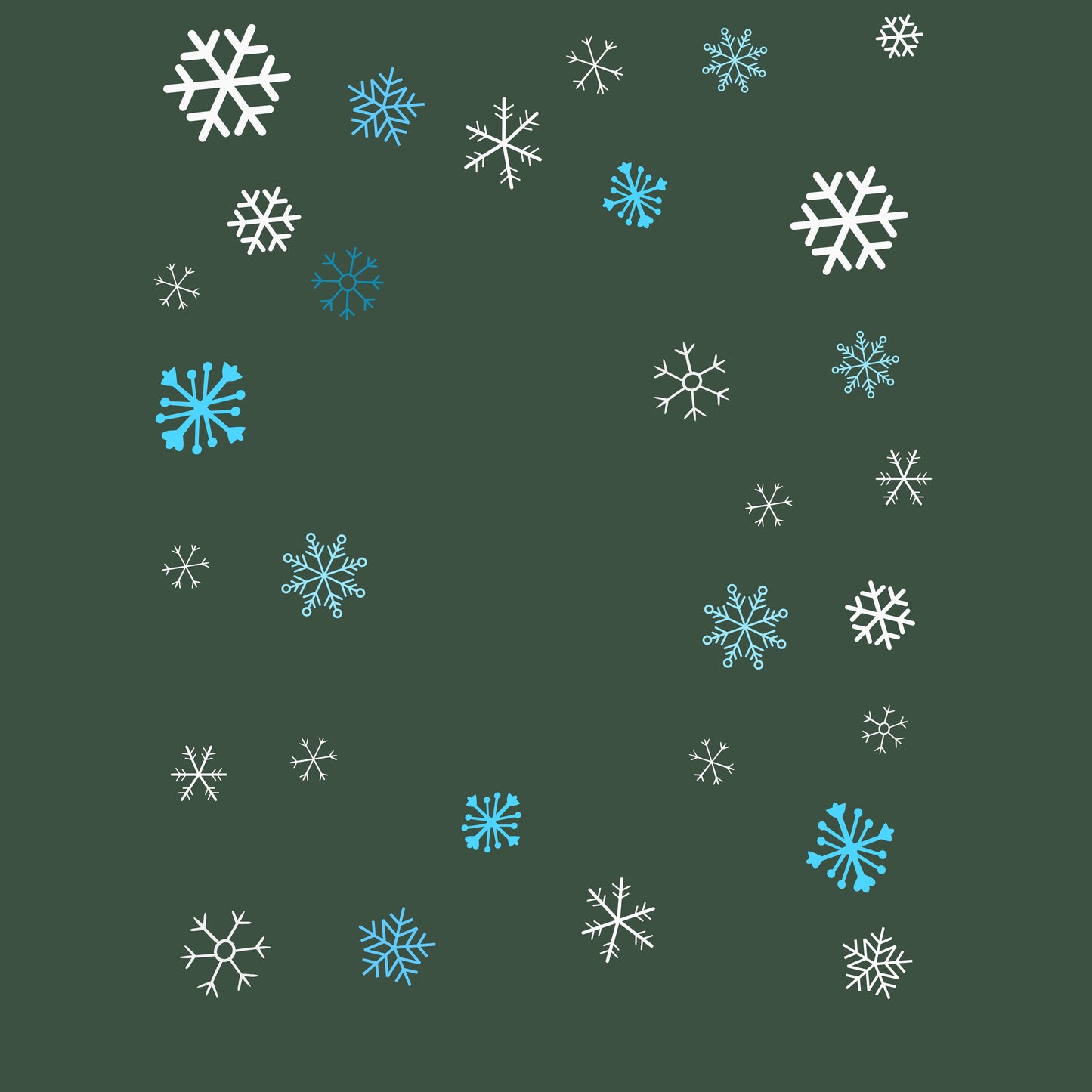 Custom Pet Holiday Sweatshirt - Snowflakes