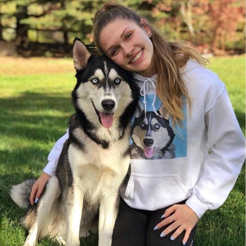 Personalized Pet Photo Hoodie - Create Your Own Custom Design with Live Preview & Editor