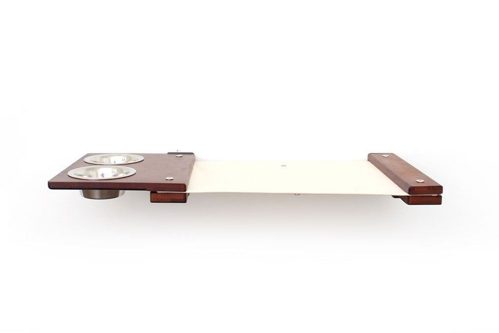 Dog Proof Cat Feeder - Wall-Mounted - Raised