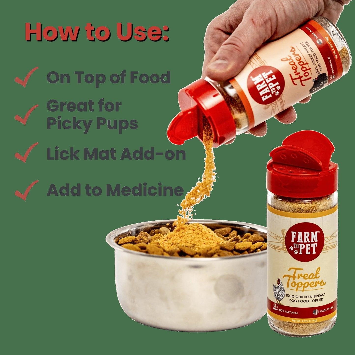 Chicken & Turkey Dog Food Topper Bundle