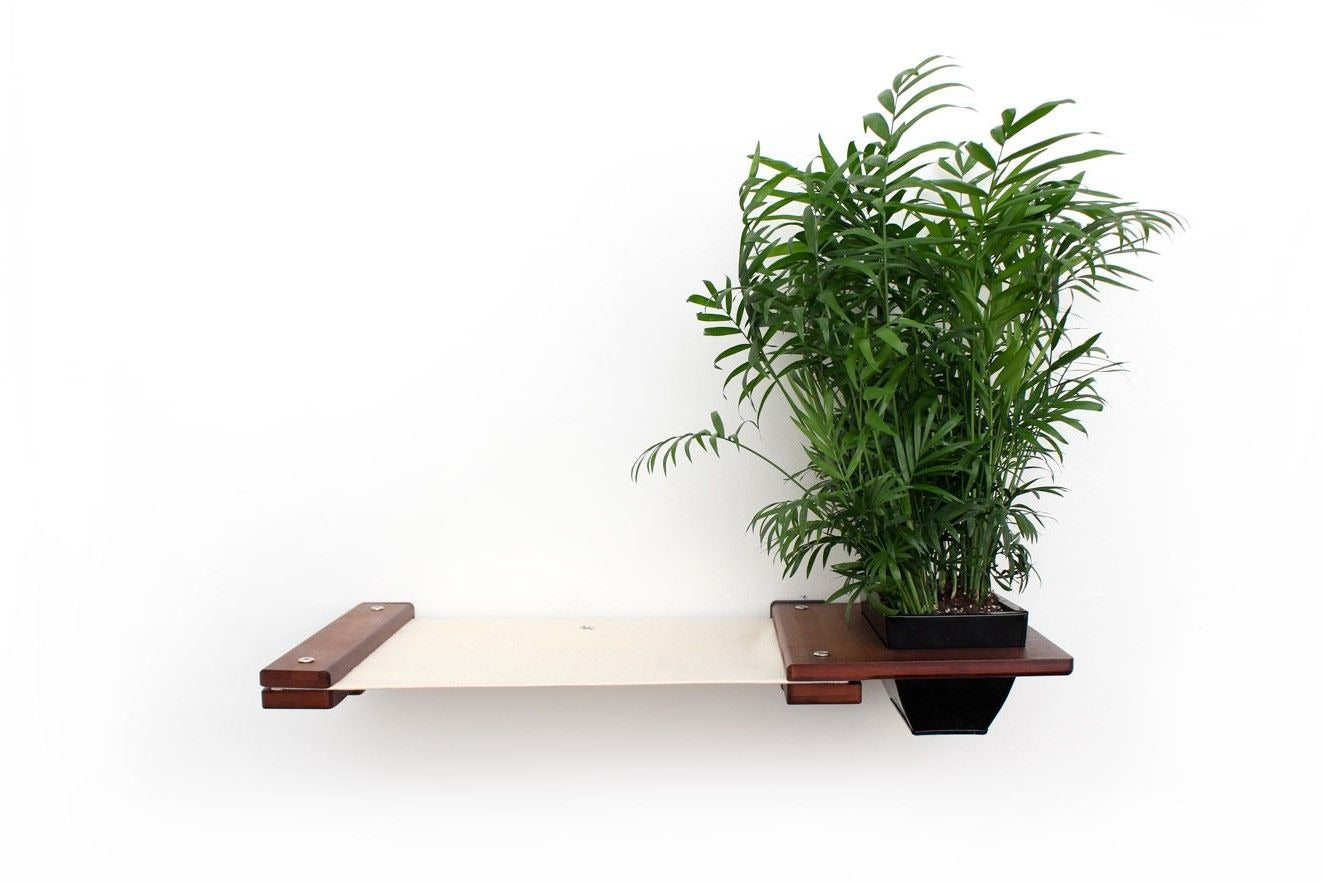 Cat Hammock Wall with Planter