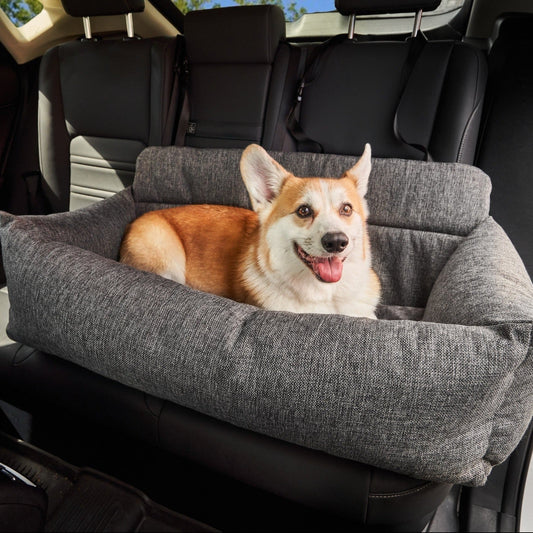 PupProtectorTM Memory Foam Dog Car Bed