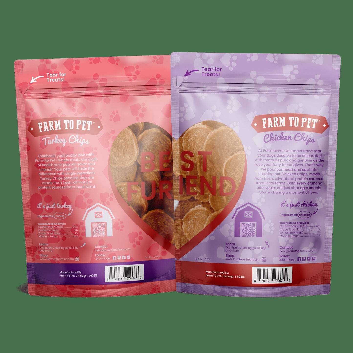 Puppy Love Dog Treat | Poultry Treat Variety Pack